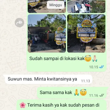Pengiriman Papan Bunga Duka Karang Harja Cisoka