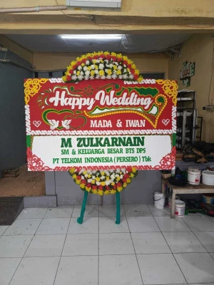Papan Bunga di Karang Harja Cisoka