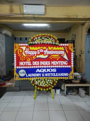 Papan Bunga di Karang Harja Cisoka