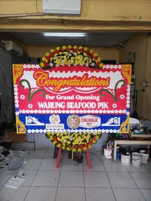 Papan Bunga di Karang Harja Cisoka