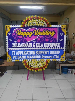 Papan Bunga di Karang Harja Cisoka